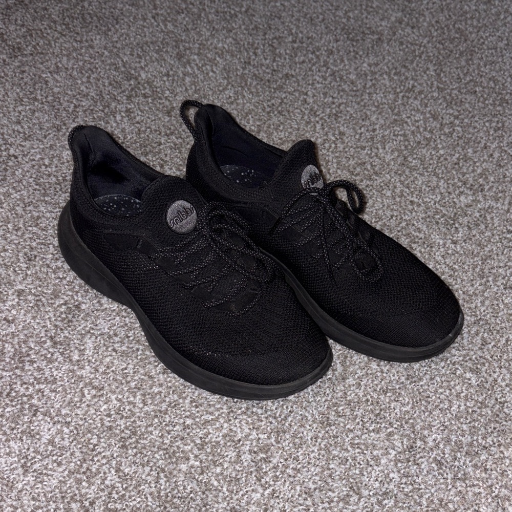 Black Men's Work Shoes Hard Toe (not steel)